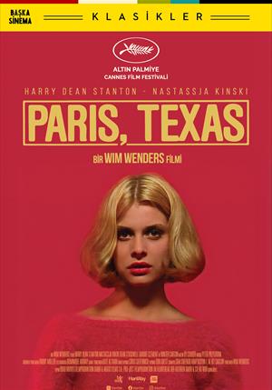 Paris, Texas afişi