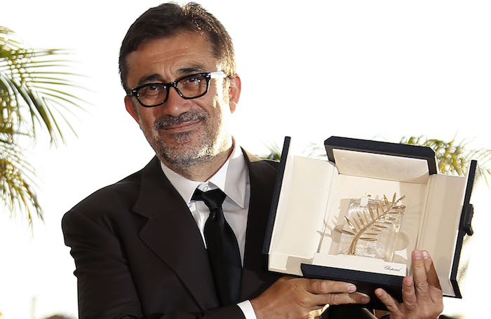 ©JULIEN WARNAND/EPA/MAXPPP - epa04223290 Turkish director Nuri Bilge Ceylan poses during the Award Winners photocall after he won the Palme d'Or (Golden Palm) award for his movie 'Winter Sleep' at the 67th annual Cannes Film Festival in Cannes, France, 24 May 2014.  EPA/JULIEN WARNAND (MaxPPP TagID: maxpeoplefrthree511103.jpg) [Photo via MaxPPP]